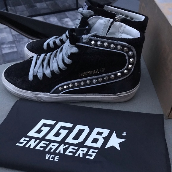 Golden Goose Black Studded Slides Brand New 39 - Picture 4 of 8